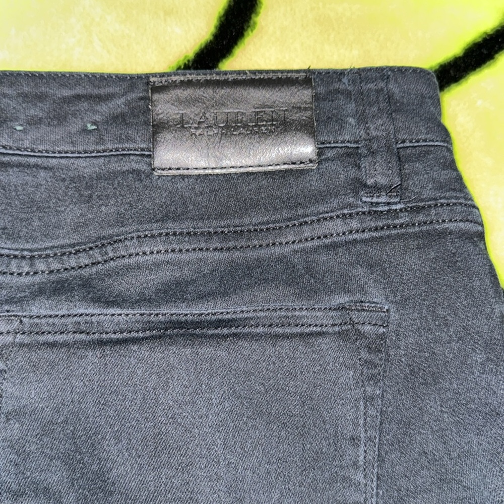 3/$30 Ralph Lauren Women's High Rise Black Jeans